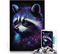 1000 Piece Jigsaw Puzzles for Adults Jigsaw Galaxy Animal Raccoon Game Toys 26x38cm Unique Home Decor and Gifts for teenager Age 14+
