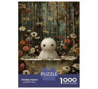1000 Piece Jigsaw Puzzles for Adults Jigsaw Ghostly Bath in The Woods Puzzles for Adults Brain Teaser Game Enhance Memory Fun Activities at Home 38x26cm/1000pcs