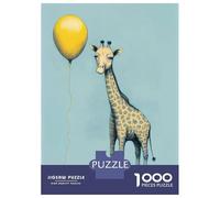 1000 Piece Jigsaw Puzzles for Adults Jigsaw Giraffe Balloon Jigsaws for Adults Toy Wall Decor Staycation Kill Time Unique Birthday And Xmas Gifts 38x26cm/1000pcs