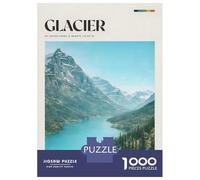 1000 Piece Jigsaw Puzzles for Adults Jigsaw Glacier National Park Puzzles for Adults Fun Games Wall Art Fun at Home Activities, 38x26cm/1000pcs