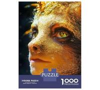 1000 Piece Jigsaw Puzzles for Adults Jigsaw Golden Face with Green Eyes Jigsaw Puzzle Toy Wall Decor But Fun And Humorous Fun at Home Activities, 52x38cm/1000pcs