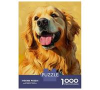 1000 Piece Jigsaw Puzzles for Adults Jigsaw Golden Glow Dog Jigsaw Puzzle Toy Wall Decor But Fun And Humorous Fun at Home Activities, 70x50cm/1000pcs