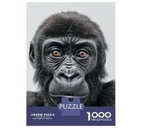 1000 Piece Jigsaw Puzzles for Adults Jigsaw Gorilla Face Adult Jigsaw Puzzle Toy Wall Decor A Work of Art Fun Activities at Home 38x26cm/1000pcs