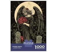 1000 Piece Jigsaw Puzzles for Adults Jigsaw Gothic Angel of Sorrow Adult Jigsaw Puzzle Hands-on Game Perfect Decoration Challenging Game Gifts 38x26cm/1000pcs