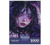 1000 Piece Jigsaw Puzzles for Adults Jigsaw Gothic Fantasy Woman Art Print Puzzle for Adults Hands-on Game Analysis And Logic Challenging Game Gifts 70x50cm/1000pcs