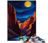 1000 Piece Jigsaw Puzzles for Adults Jigsaw Grand Canyon Night Help The Brain Exercise For Family Fun Educational Toy for And 14 Years And over (38x52cm)