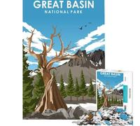 1000 Piece Jigsaw Puzzles for Adults Jigsaw Great Basin National Park for Educational Game Challenge Toy Practical Game Stress Reliever Funny Gifts (Size 38x26cm)