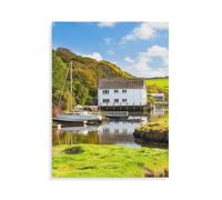 1000 Piece Jigsaw Puzzles for Adults Jigsaw，Gweek Village,Cornwall Helford River，for Adults for Adults And Kids Paper Puzzles Educational Puzzle Family Game（50x70cm）-AO15