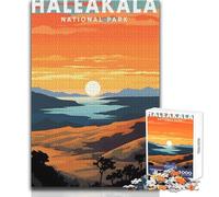 1000 Piece Jigsaw Puzzles for Adults Jigsaw Haleakala National Park Practical Game Difficult Challenge Secret Santa Gifts Size 38x26cm