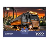 1000 Piece Jigsaw Puzzles for Adults Jigsaw Heavy Duty Truck Lights Jigsaw for Adults Relax Games Improve Memory Challenging Game Gifts 38x26cm/1000pcs