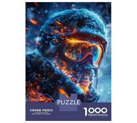 1000 Piece Jigsaw Puzzles for Adults Jigsaw Highly Detailed Skier Jigsaws for Adults Toy Wall Decor Staycation Kill Time Unique Birthday And Xmas Gifts 70x50cm/1000pcs