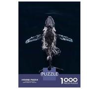 1000 Piece Jigsaw Puzzles for Adults Jigsaw Humpback Whale Underwater Adult Jigsaw Puzzle Toy Wall Decor A Work of Art Fun Activities at Home 38x26cm/1000pcs