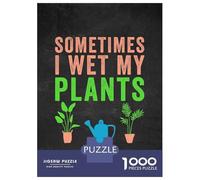 1000 Piece Jigsaw Puzzles for Adults Jigsaw I Wet My Plants Puzzles for Adults Anti-Stress Toys But Fun And Humorous Challenging Game Gifts 38x26cm/1000pcs