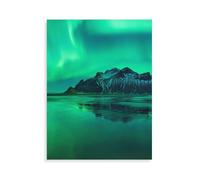 1000 Piece Jigsaw Puzzles for Adults Jigsaw，Impressive auroras over mountains and the Arctic Ocean, Northern Norway, Scandinavia，for Adults for Adults And Kids Wooden Puzzles Educational Puzzle-AP95