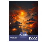 1000 Piece Jigsaw Puzzles for Adults Jigsaw Japan City of Dreams Puzzles for Adults Brain Teaser Game Enhance Memory Fun Activities at Home 70x50cm/1000pcs