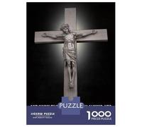 1000 Piece Jigsaw Puzzles for Adults Jigsaw Jesus Poster Quotes Jigsaw for Adults Relax Games Improve Memory Challenging Game Gifts 70x50cm/1000pcs