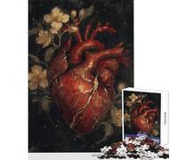 1000 Piece Jigsaw Puzzles for Adults Jigsaw Kintsugi Heart Broken Beauty Reborn Fun Games for The Whole Family Educational Toy Suitable for Desktop Decoration (52X38cm)