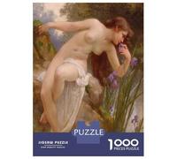 1000 Piece Jigsaw Puzzles for Adults Jigsaw Lady with Flower Puzzles for Adults Relax Games Birthday Present Christmas Birthday Gifts 52x38cm/1000pcs