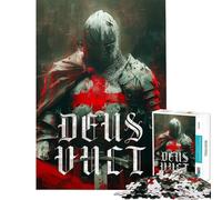 1000 Piece Jigsaw Puzzles for Adults Jigsaw Legacy of The Templars Puzzles for Adults Brain Teaser Game Analysis And Logic Unique Birthday And Xmas Gifts (Size 50x75cm)