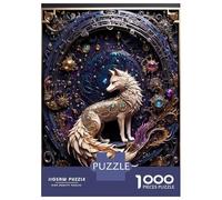 1000 Piece Jigsaw Puzzles for Adults Jigsaw Legend Steampunk Fox Jigsaws for Adults Toy Wall Decor Staycation Kill Time Unique Birthday And Xmas Gifts 52x38cm/1000pcs