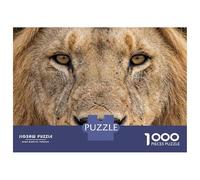 1000 Piece Jigsaw Puzzles for Adults Jigsaw Lion Face Close-Up Adult Jigsaw Puzzle Toy Wall Decor A Work of Art Fun Activities at Home 38x26cm/1000pcs