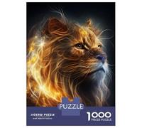 1000 Piece Jigsaw Puzzles for Adults Jigsaw Lion Line Art Puzzles for Adults Relax Games Birthday Present Christmas Birthday Gifts 70x50cm/1000pcs
