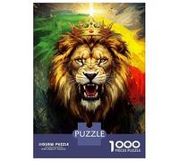1000 Piece Jigsaw Puzzles for Adults Jigsaw Lion of Judah Adult Jigsaw Puzzle Toy Wall Decor A Work of Art Fun Activities at Home 70x50cm/1000pcs