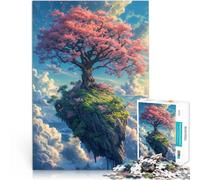 1000 Piece Jigsaw Puzzles for Adults Jigsaw Lonely Sakura Tree Entspannungsspiele Wunschliste mit dem Weihnachtsmann52x38cm
