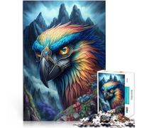 1000 Piece Jigsaw Puzzles for Adults Jigsaw Macaw Fiction Made of cardboard for ages 14 and over Staycation Kill time Gift ideas。size：38x52cm/14.96x20.47inch