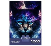 1000 Piece Jigsaw Puzzles for Adults Jigsaw Magic Cat Puzzles for Adults Brain Teaser Game Enhance Memory Fun Activities at Home 70x50cm/1000pcs