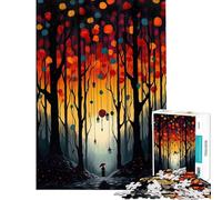 1000 Piece Jigsaw Puzzles for Adults Jigsaw Magical Infinity Forest 1000 Jigsaw Puzzle Educational Toy Birthday Present Unique Birthday And Gifts (50x75cm)