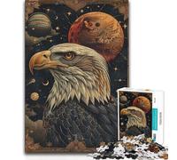 1000 Piece Jigsaw Puzzles for Adults Jigsaw Mighty Eagle Tarot Cards Brainteaser Family Games Wall Decoration Gifts Ideas (50x75cm)