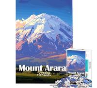 1000 Piece Jigsaw Puzzles for Adults Jigsaw Mount Ararat Landscape Practical Game Toy Intellectual Game Art Work Gifts Birthday Present (Size 50x75cm)
