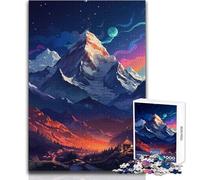1000 Piece Jigsaw Puzzles for Adults Jigsaw Mount Everest Himalaya Ideal for Quiet Relaxing Moments Clean Uniform Cut Leisure Toy Size 38x52cm
