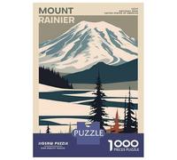 1000 Piece Jigsaw Puzzles for Adults Jigsaw Mount Rainier National Prk Jigsaw Puzzle Toy Wall Decor But Fun And Humorous Fun at Home Activities, 70x50cm/1000pcs