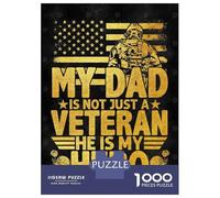 1000 Piece Jigsaw Puzzles for Adults Jigsaw My Dad Is Not Just Jigsaw for Adults Relax Games Improve Memory Challenging Game Gifts 52x38cm/1000pcs