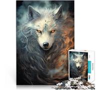 1000 Piece Jigsaw Puzzles for Adults Jigsaw Mysterious Fox Pixels Challenging Difficult 38x52cm Secret Santa Gifts for Age 14