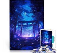 1000 Piece Jigsaw Puzzles for Adults Jigsaw Mystic Torii Twilight Für Familienspaß Verbessern Sie das Gedächtnis75x50cm