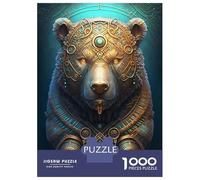 1000 Piece Jigsaw Puzzles for Adults Jigsaw Mystical Cosmic Bear Teenager Puzzles Relaxing Games Hand Speed Race Christmas Birthday Gifts 70x50cm/1000pcs