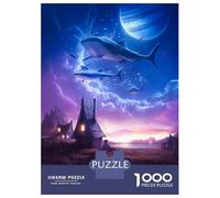1000 Piece Jigsaw Puzzles for Adults Jigsaw Mystical Worlds Puzzles for Adults Brain Teaser Game Enhance Memory Fun Activities at Home 70x50cm/1000pcs