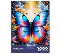 1000 Piece Jigsaw Puzzles for Adults Jigsaw Mythical Butterfly Jigsaw Puzzle Toy Wall Decor But Fun And Humorous Fun at Home Activities, 38x26cm/1000pcs