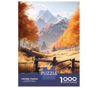 1000 Piece Jigsaw Puzzles for Adults Jigsaw Orange Valley Puzzles for Adults Anti-Stress Toys But Fun And Humorous Challenging Game Gifts 70x50cm/1000pcs