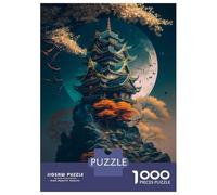 1000 Piece Jigsaw Puzzles for Adults Jigsaw Palace On A Cliff Puzzles for Adults Brain Teaser Game Enhance Memory Fun Activities at Home 70x50cm/1000pcs