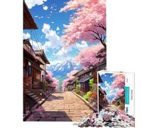 1000 Piece Jigsaw Puzzles for Adults Jigsaw Pastel Fuji Mountain Help The Brain Exercise Precision Cutting Impossible Game Suitable for Ages 14 And Up (38x52cm)