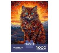 1000 Piece Jigsaw Puzzles for Adults Jigsaw Persian Cat 3 Adult Jigsaw Puzzle Toy Wall Decor A Work of Art Fun Activities at Home 70x50cm/1000pcs