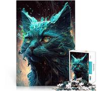 1000 Piece Jigsaw Puzzles for Adults Jigsaw Persian Cat Unreal Familienaktivität Die Liebe zwischen Paaren stärken75x50cm