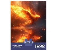 1000 Piece Jigsaw Puzzles for Adults Jigsaw Phoenix Bird Flying Jigsaws for Adults Toy Wall Decor Staycation Kill Time Unique Birthday And Xmas Gifts 70x50cm/1000pcs