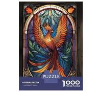 1000 Piece Jigsaw Puzzles for Adults Jigsaw Phoenix Myth Animal Jigsaws for Adults Toy Wall Decor Staycation Kill Time Unique Birthday And Xmas Gifts 52x38cm/1000pcs