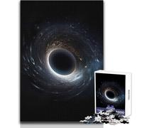1000 Piece Jigsaw Puzzles for Adults Jigsaw Physics Black Hole Ideal for Quiet Relaxing Moments Clean Uniform Cut Leisure Toy Size 38x52cm