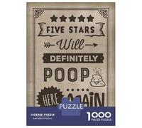 1000 Piece Jigsaw Puzzles for Adults Jigsaw Poop Here Again Puzzles for Adults Anti-Stress Toys Presents for Women Fun Activities at Home 70x50cm/1000pcs
